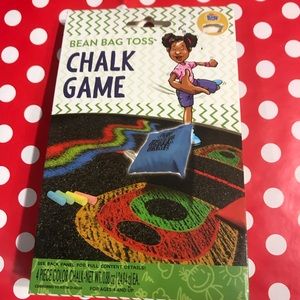 New Kids Stuff Bean Bag Toss Game - 4 Piece Color Chalk • 2 Bean Bags